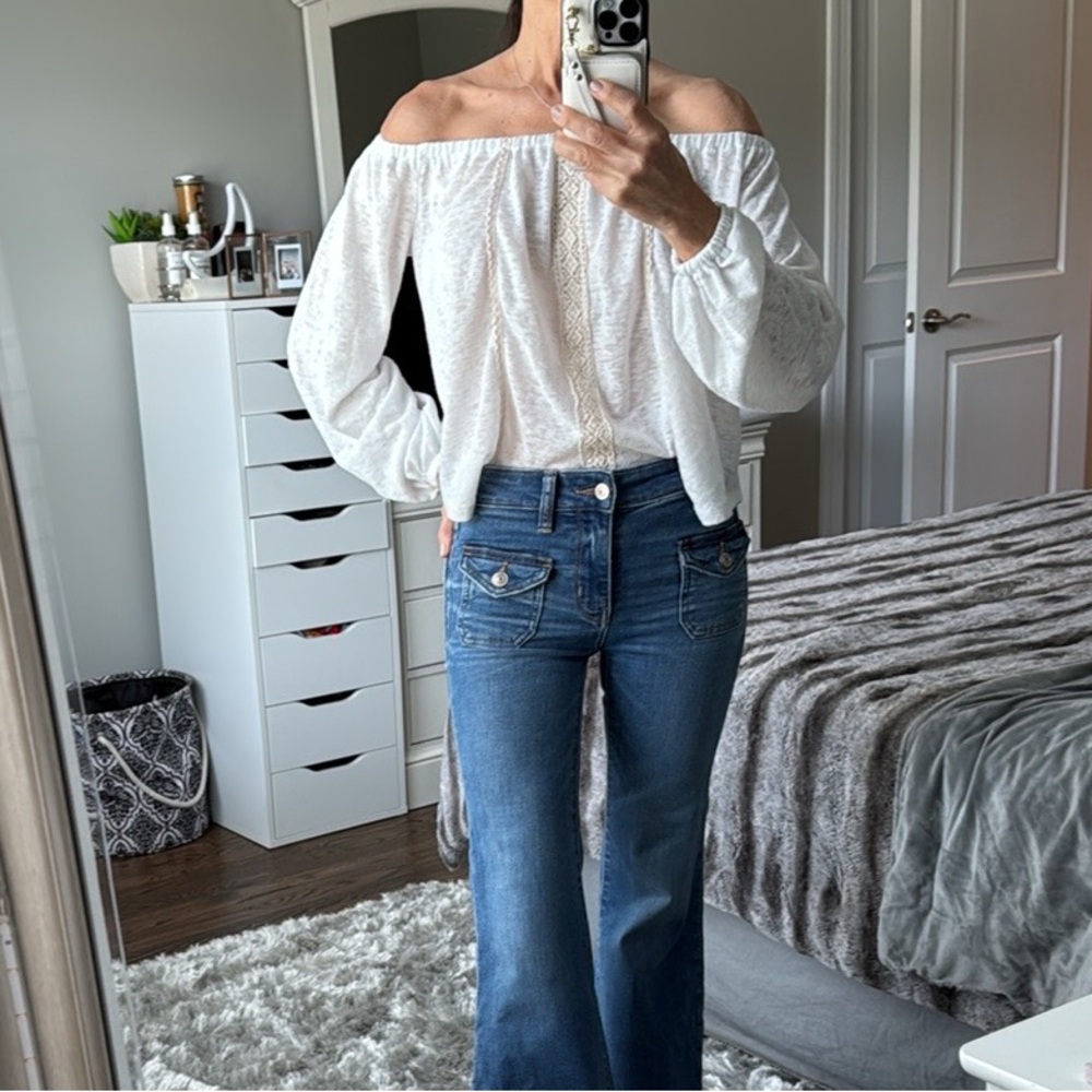 Billabong off the shoulder top XS